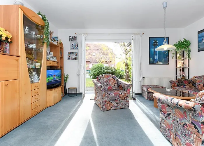 Krebs Huus Tatil Evi Dornumersiel